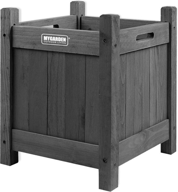 Wooden Square Garden Planter – Lightweight, Heavy Duty, Easy Assembly - Image 4